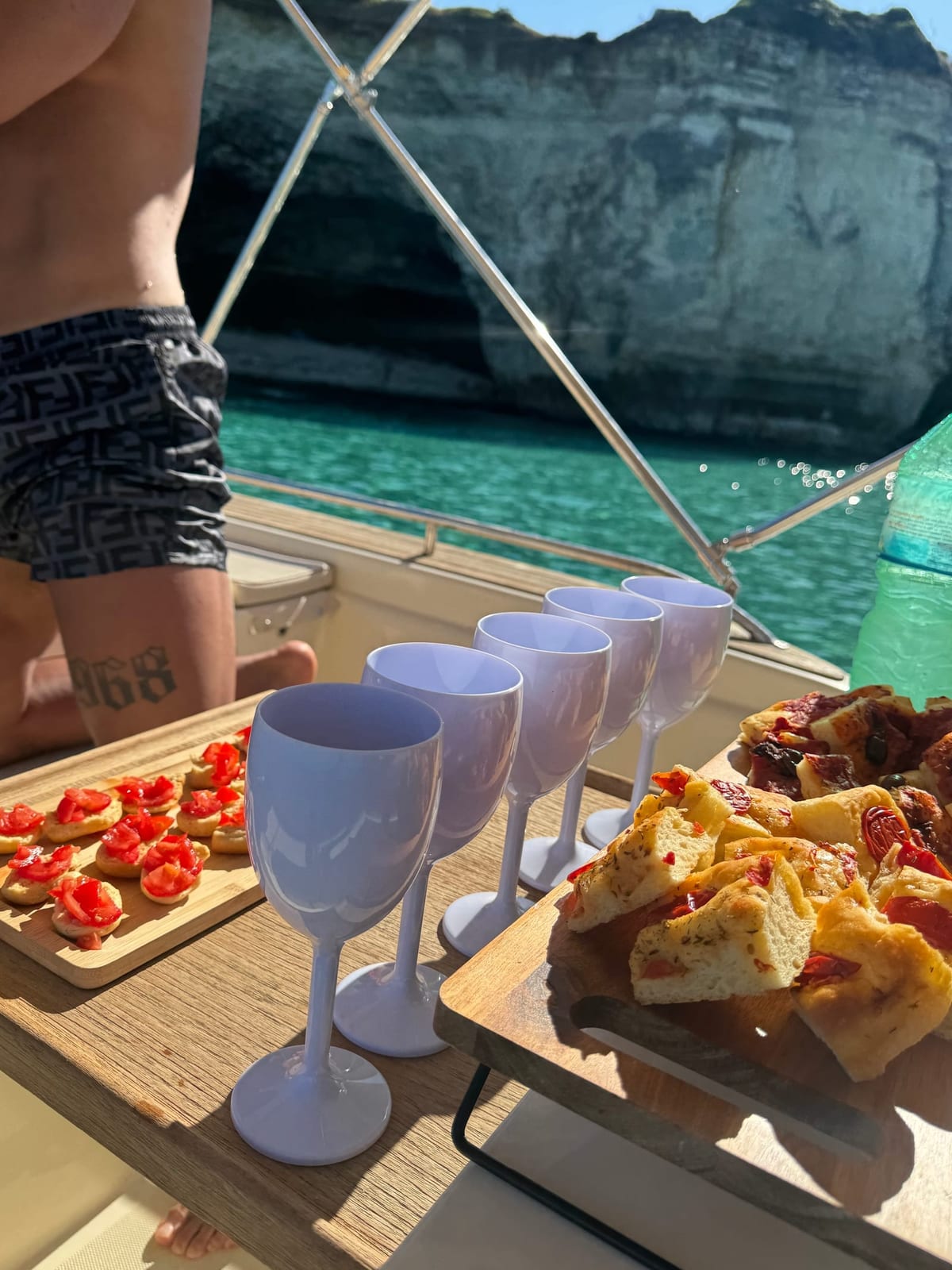 Tour privato in barca, escursione Sud verso Capo d'Otranto
