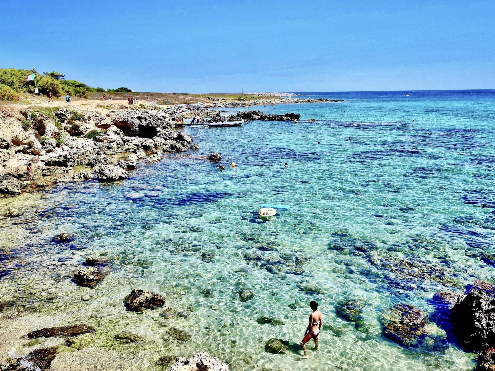 Tour privato in barca, escursione Sud verso Capo d'Otranto