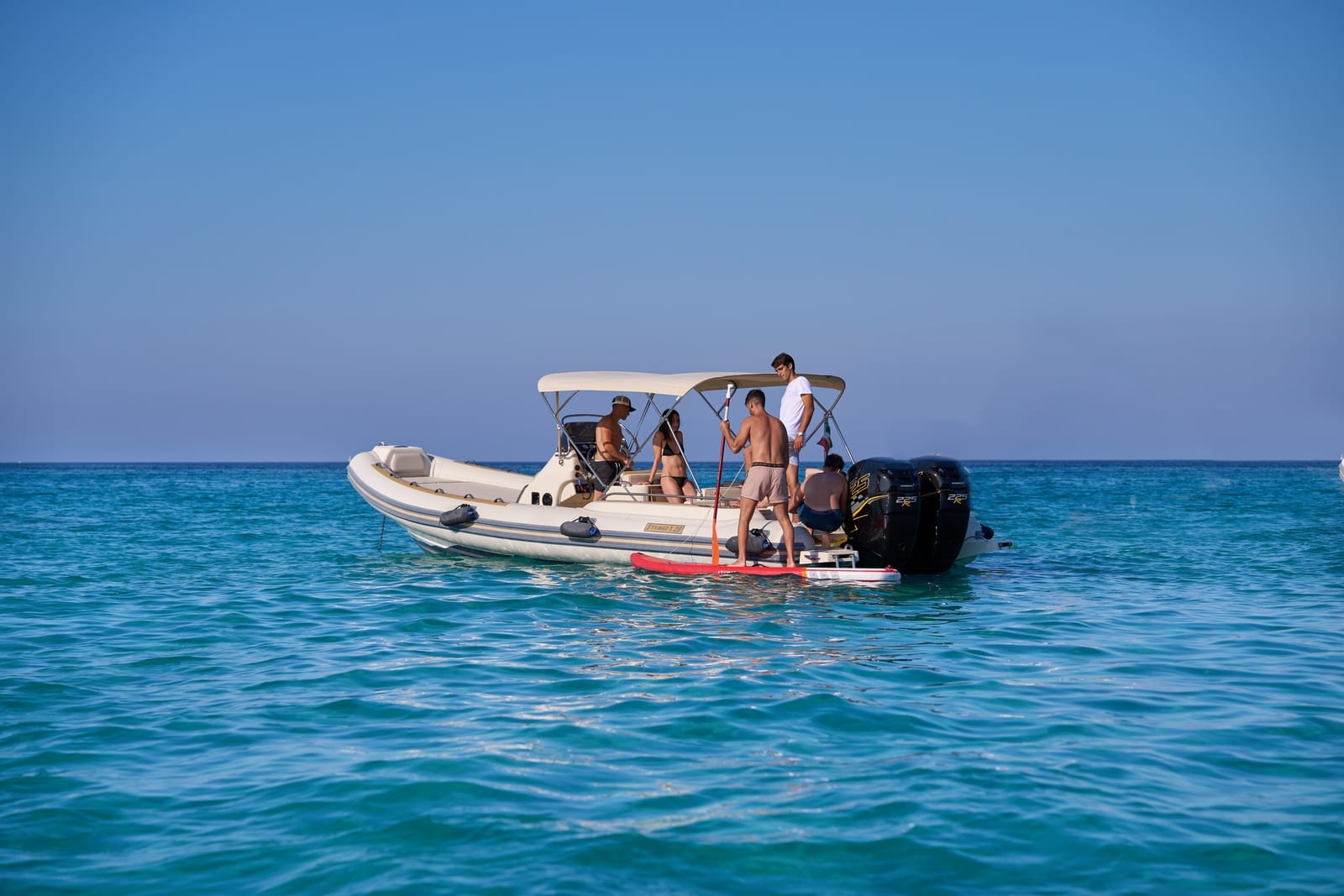 Tour privato in barca, escursione Sud verso Capo d'Otranto