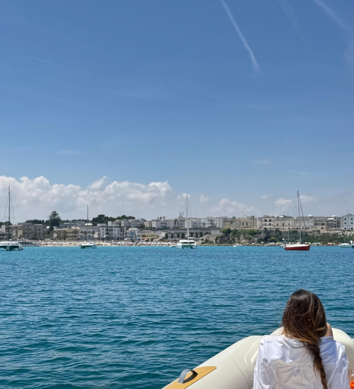 Tour privato in barca, escursione Sud verso Capo d'Otranto